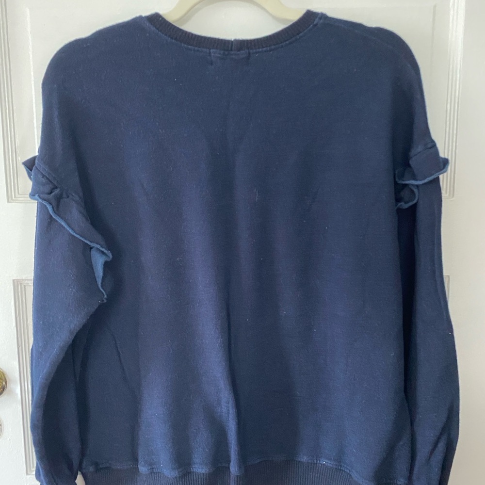 Monrow Ruffle Sweatshirt - Picture 4 of 4
